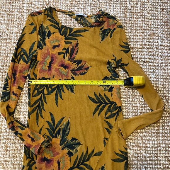 Zara floral asymmetrical hem dress - Picture 3 of 4